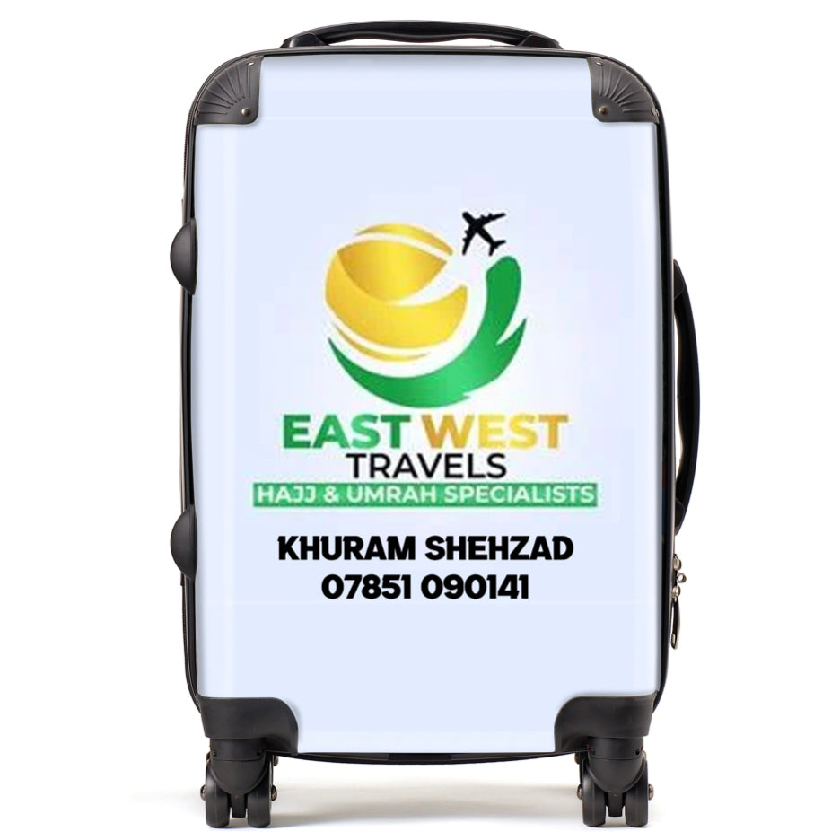 Custom Suitcase for East West Travels