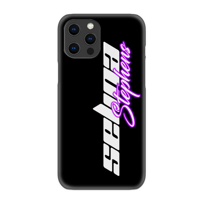 Personalised Neon Side Name iPhone 16 Pro Case