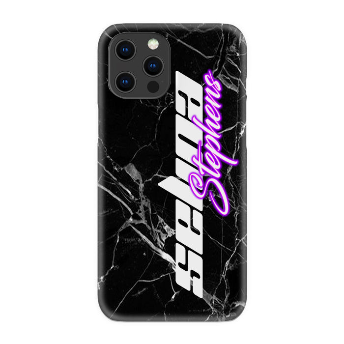 Personalised Neon Side Name iPhone 16 Pro Case