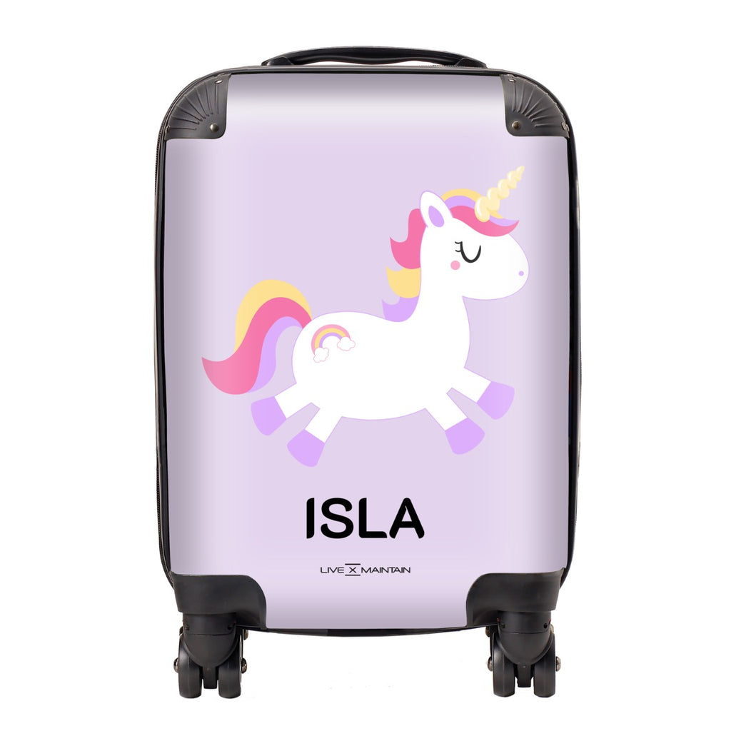 Personalised Unicorn Dreams Kids Suitcase