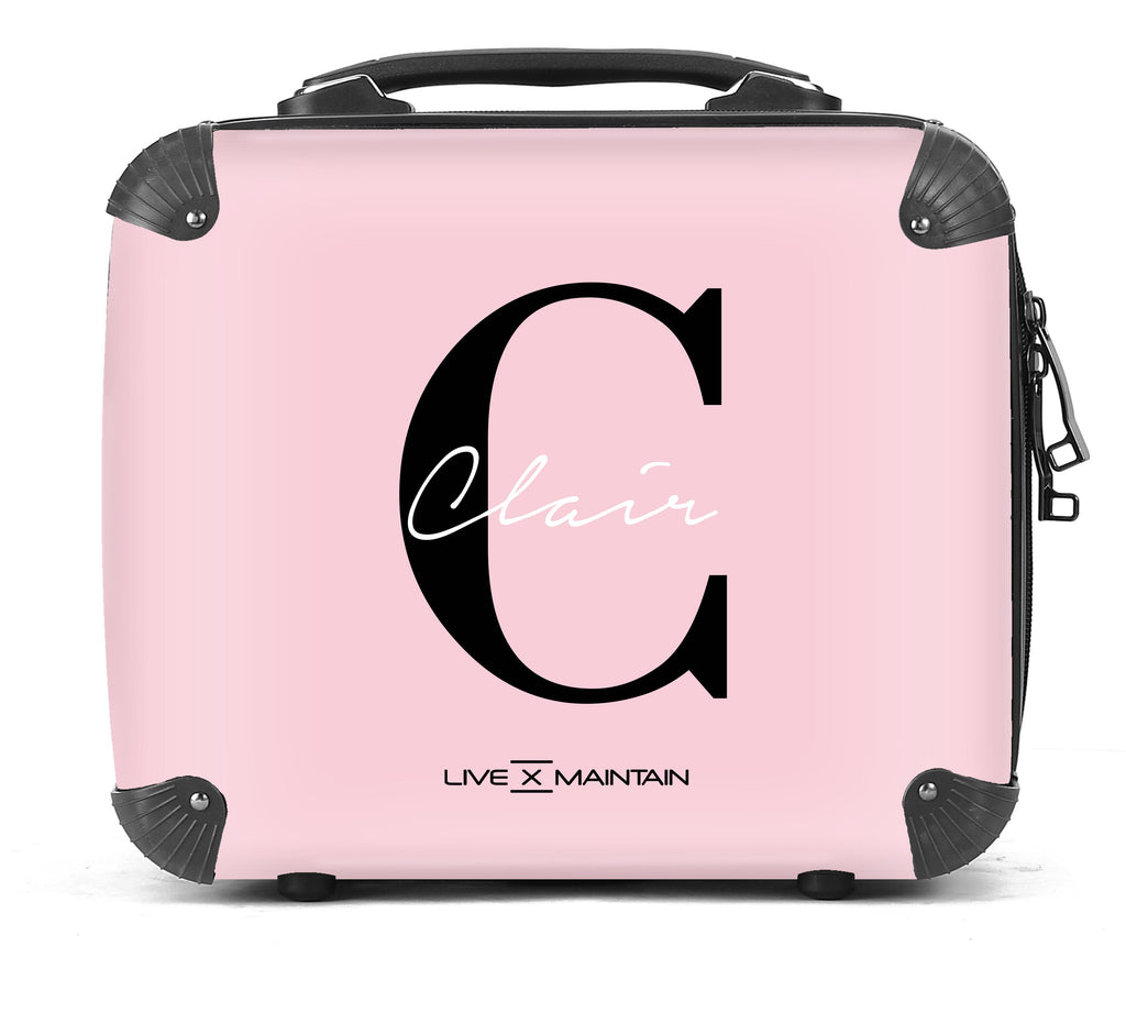 Personalised Bloom Name Initial Suitcase
