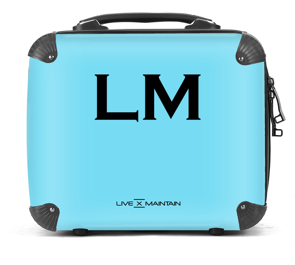 Personalised Blue Initials Suitcase