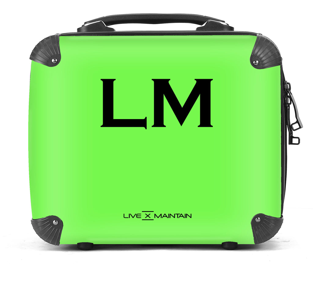 Personalised Green Initials Suitcase