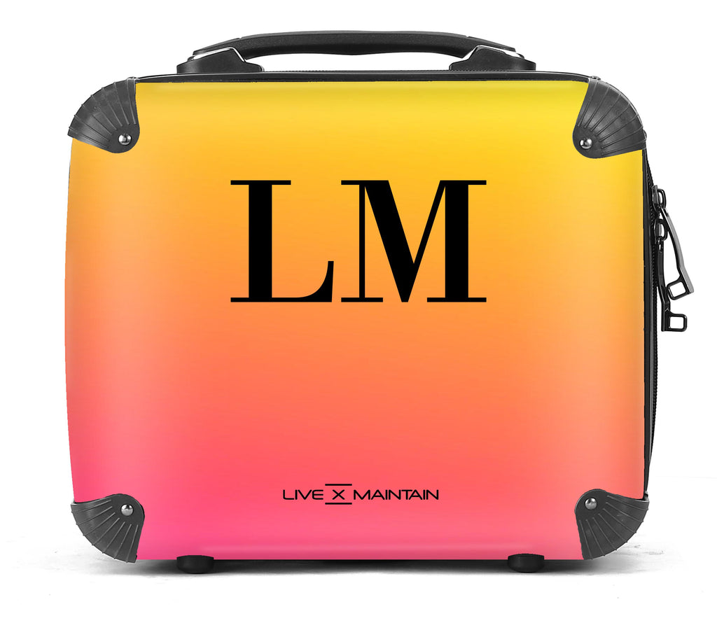 Personalised Ombre Initials Suitcase