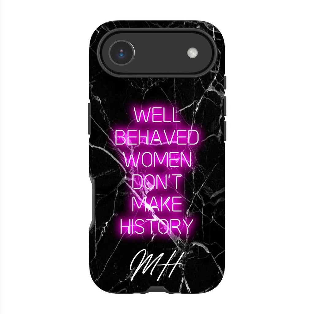 Personalised Well Behaved Women iPhone 17 Air Case