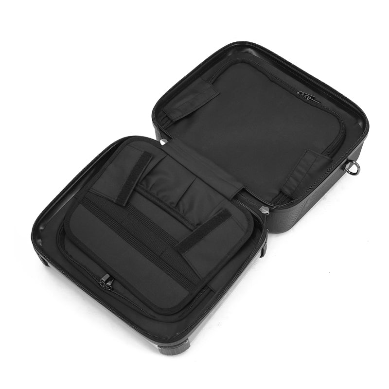 Personalised Rose Gold Marble Initials Suitcase