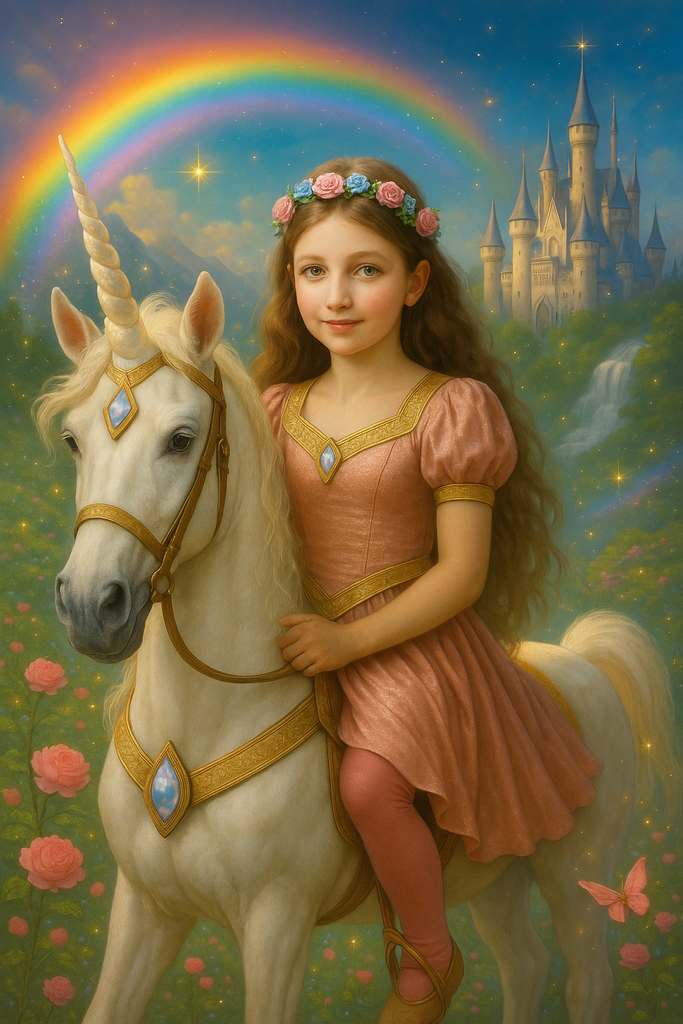 Personalised Unicorn Princess Suitcase