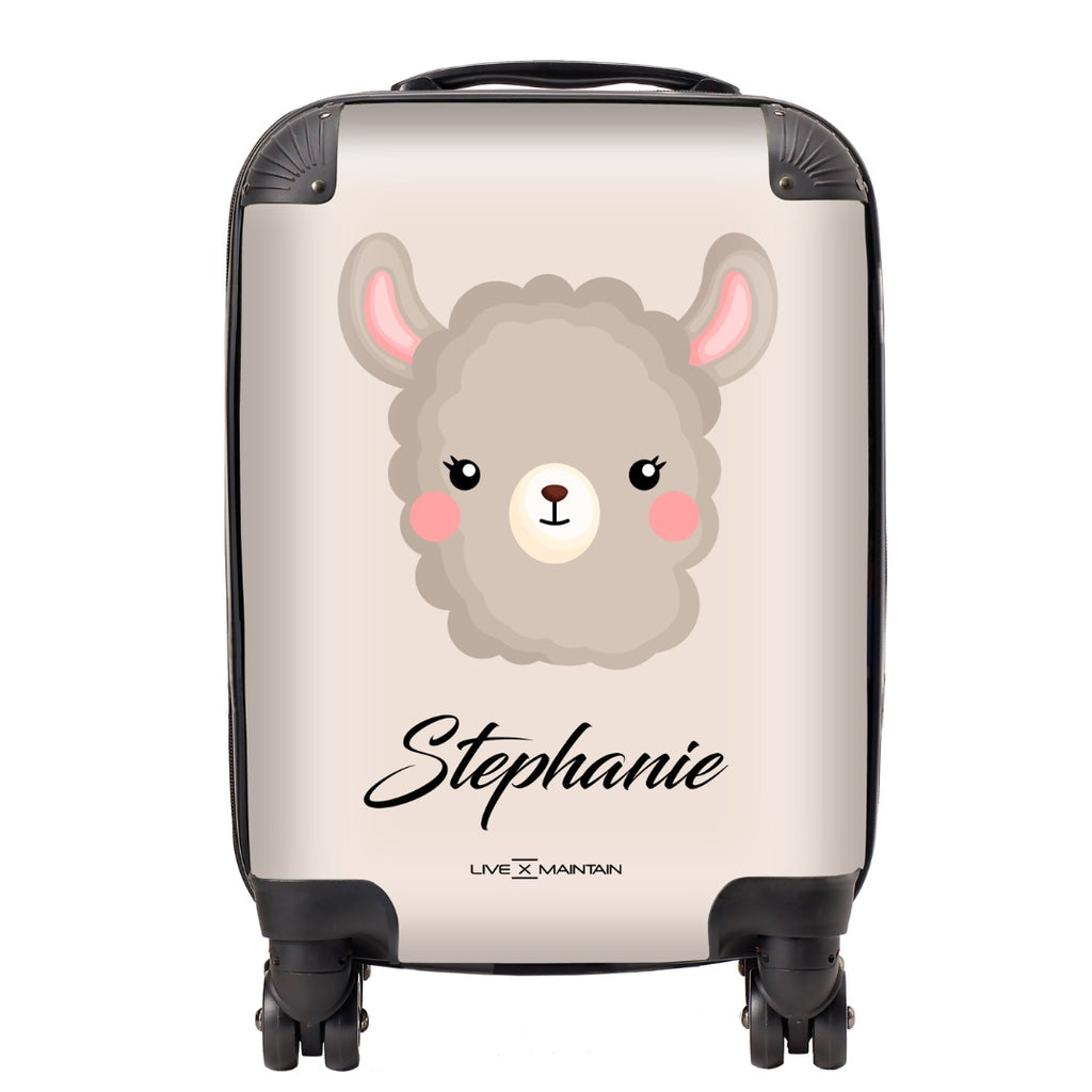 Personalised Alpaca Kids Suitcase