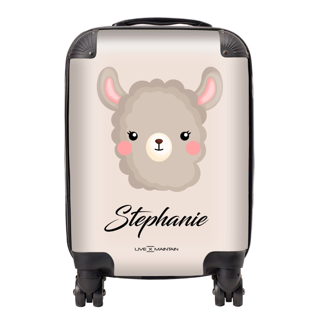 Personalised Alpaca Kids Suitcase – LIVE x MAINTAIN
