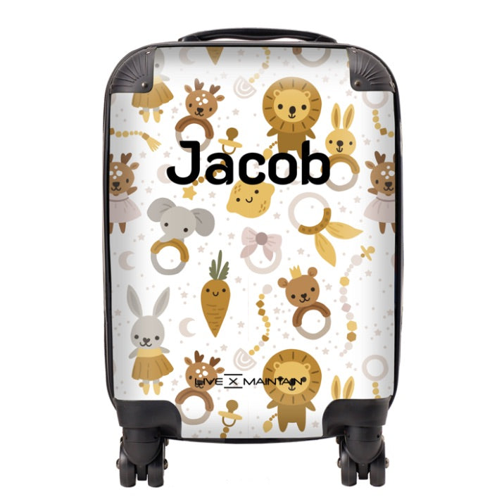 Childrens cheap personalised suitcase