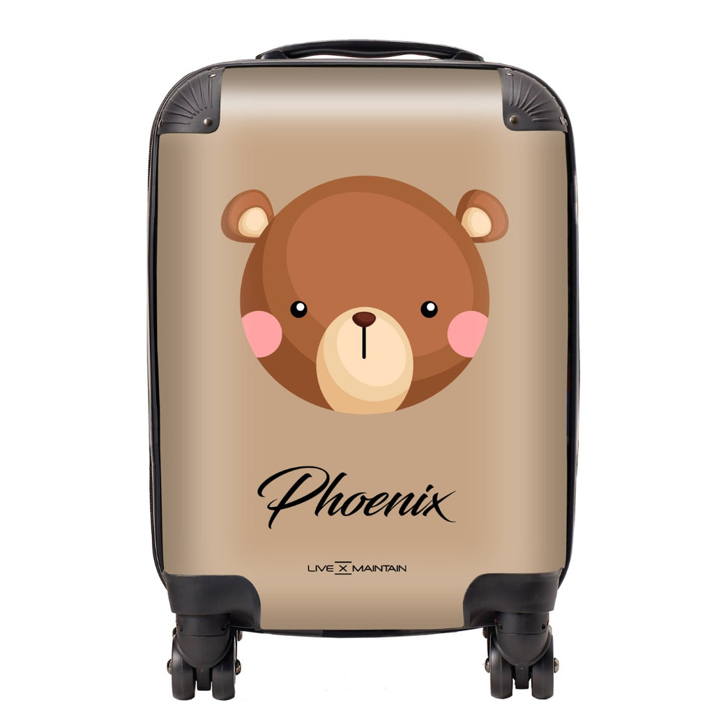 Personalised Bear Kids Suitcase
