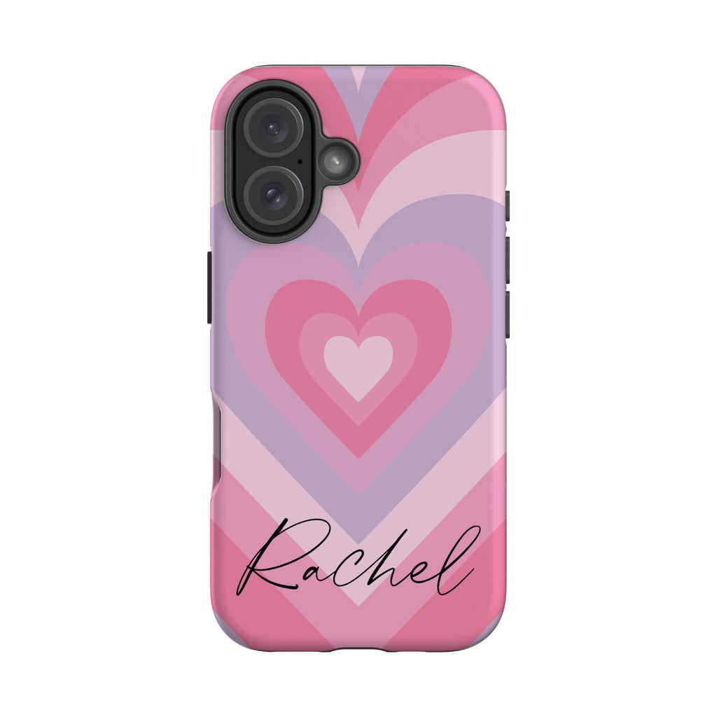 Personalised Heart Latte iPhone 16 Case