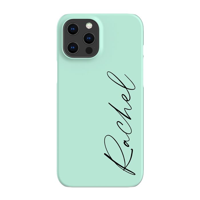 Personalised Pale Green Name iPhone 16 Pro Max Case