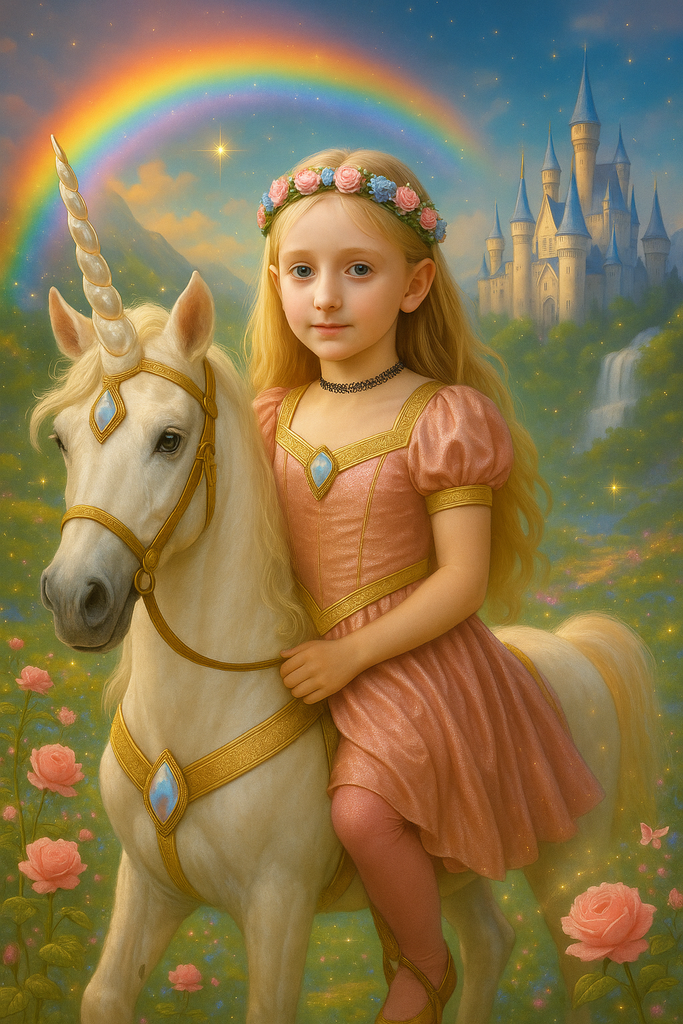 Personalised Unicorn Princess Suitcase