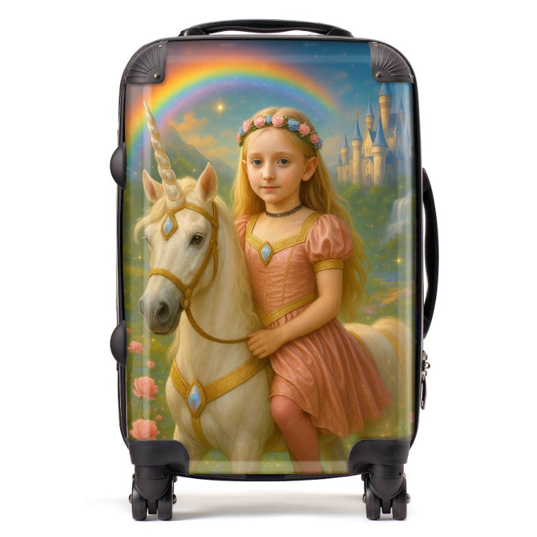 Personalised Unicorn Princess Suitcase