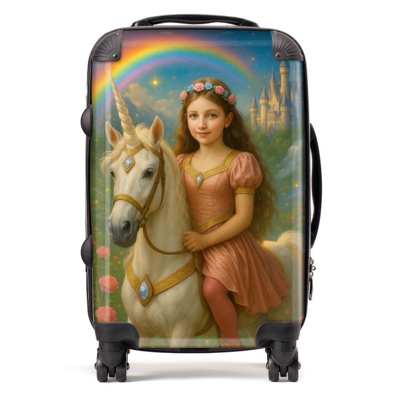 Personalised Unicorn Princess Suitcase