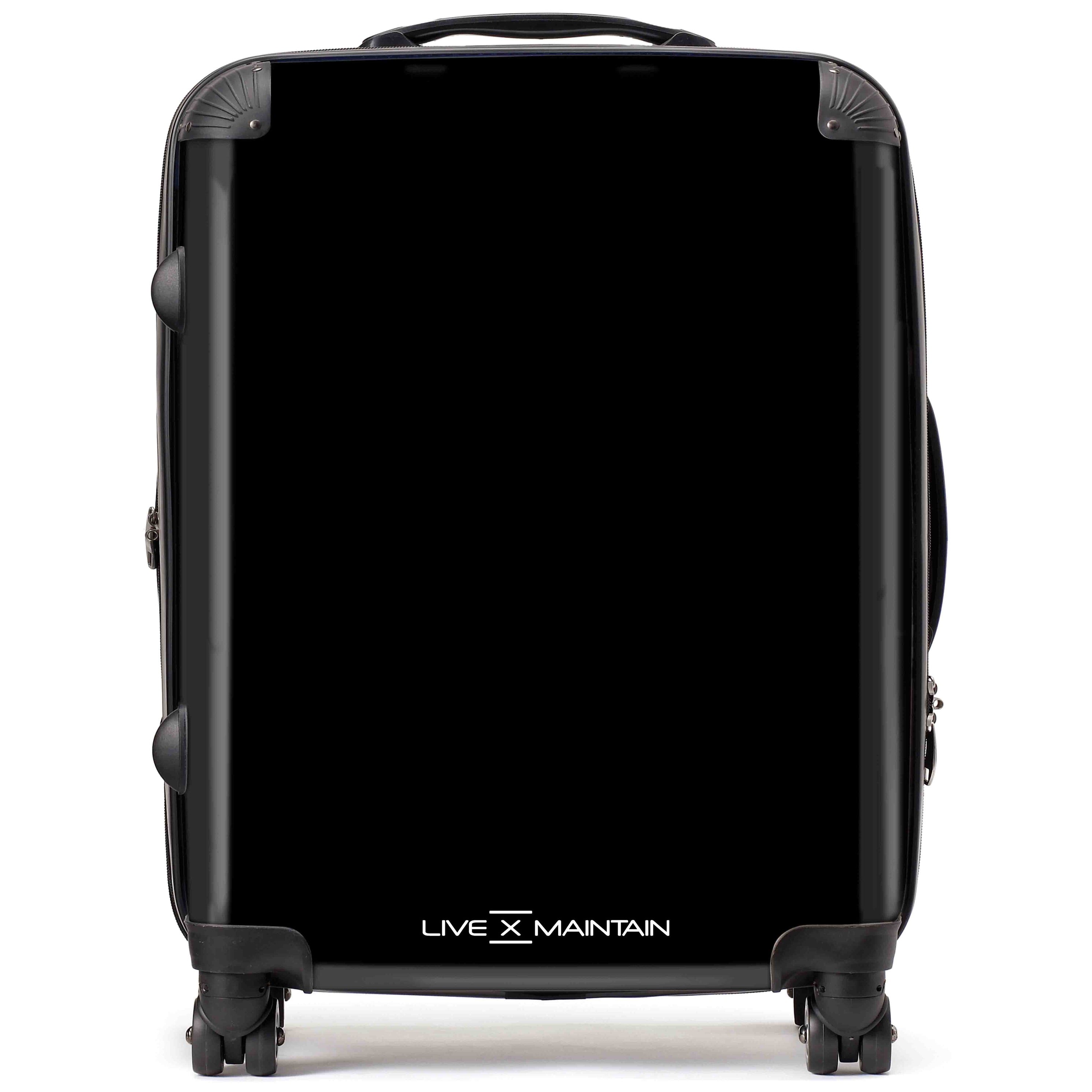 Plain 2024 black suitcase