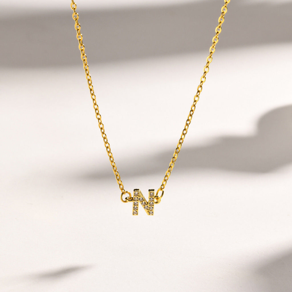 Personalised Custom Initial Gold Necklace