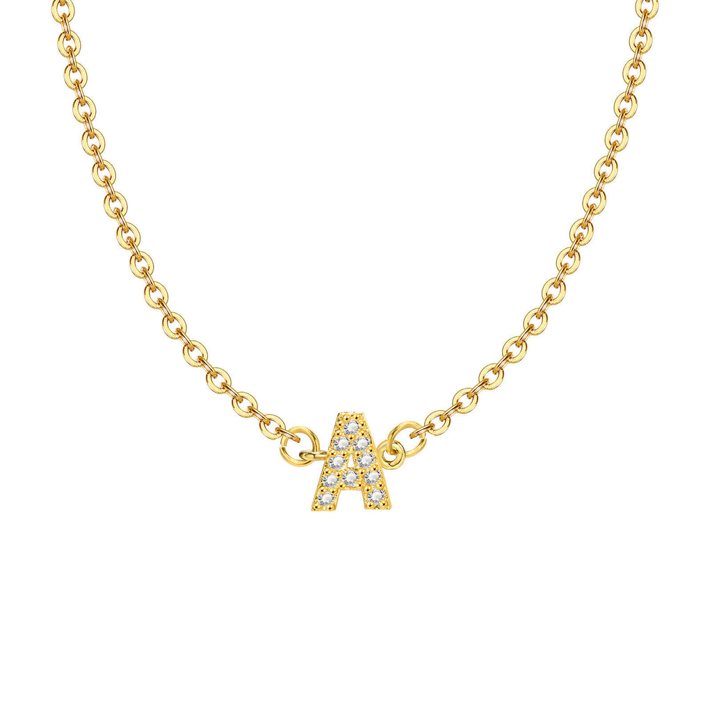 Personalised Custom Initial Gold Necklace