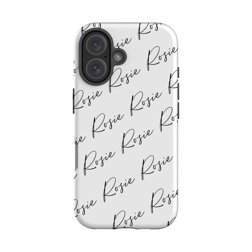 Personalised Script Name All Over iPhone 17 Case