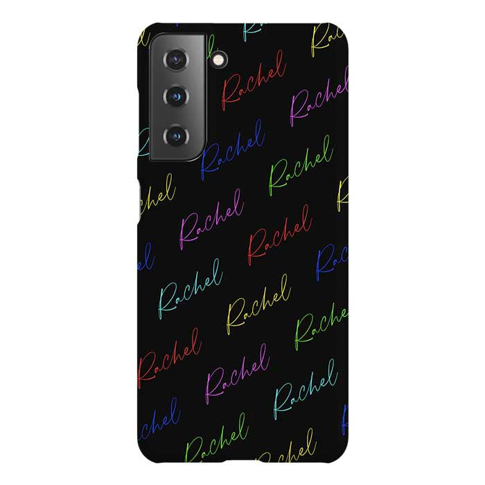 Personalised Multicolor Script Name Samsung Galaxy S25 Case