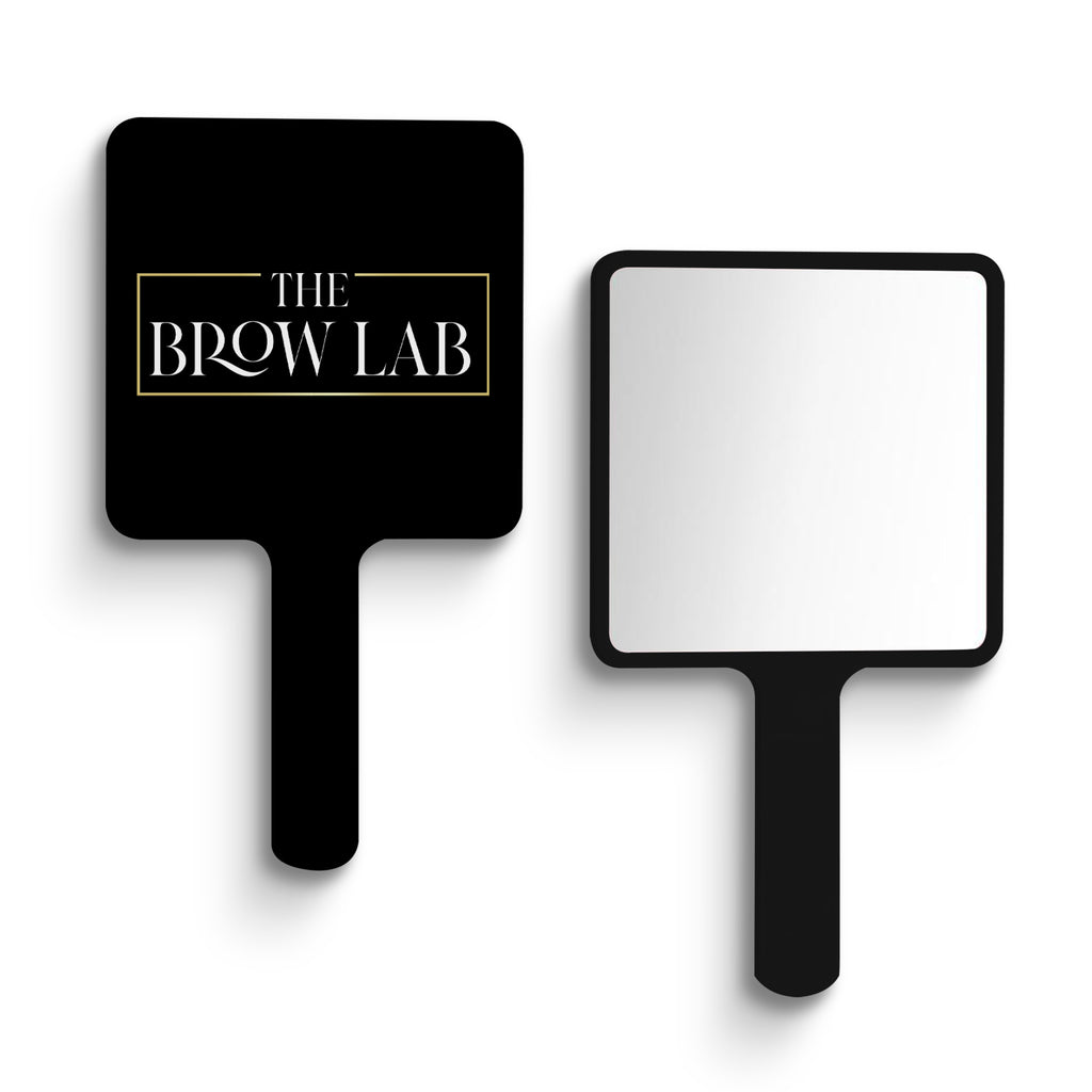 Custom Handheld Makeup Mirror for The Brow Lab