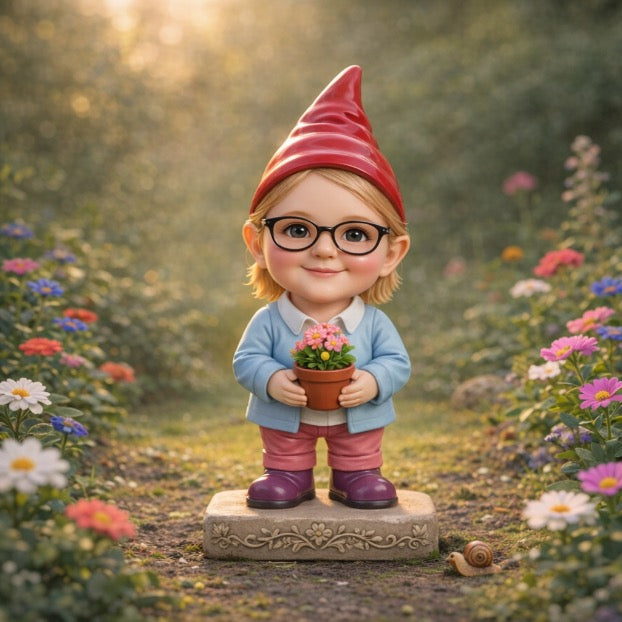 Personalised Garden Gnome Suitcase