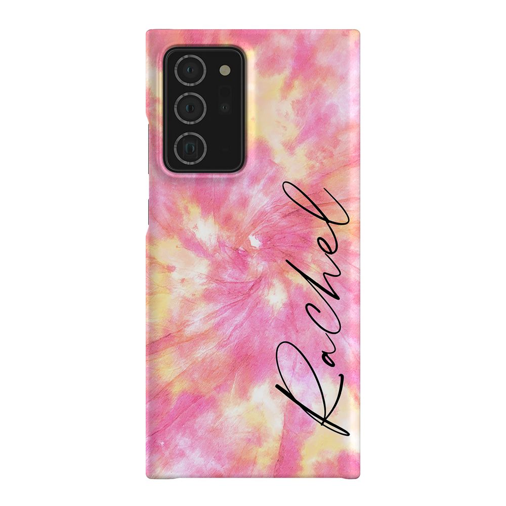 Personalised Tie Dye Name Samsung Galaxy Note 20 Ultra Case