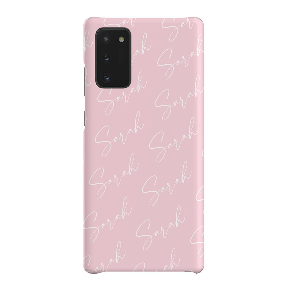 Personalised Script Name All Over Samsung Galaxy Note 20 Case