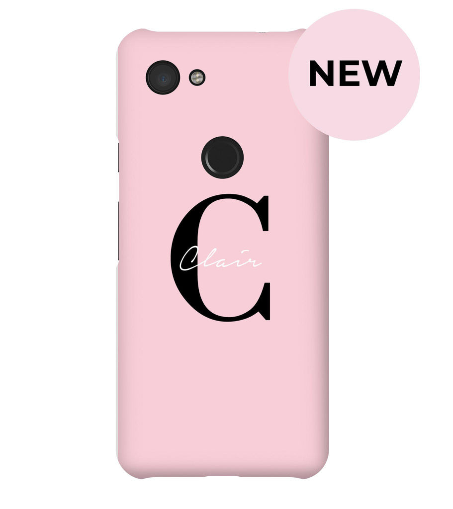 Personalised Bloom Name Initial Google Pixel 3a Case