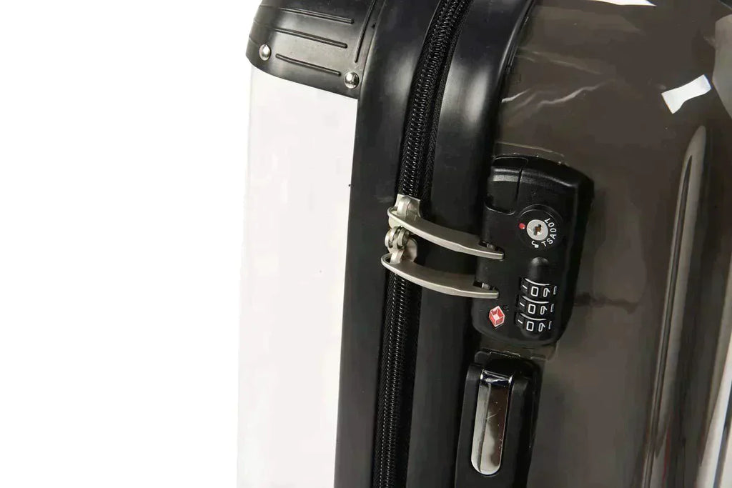 Custom Blue Camo Bronze initial Suitcase for Theo