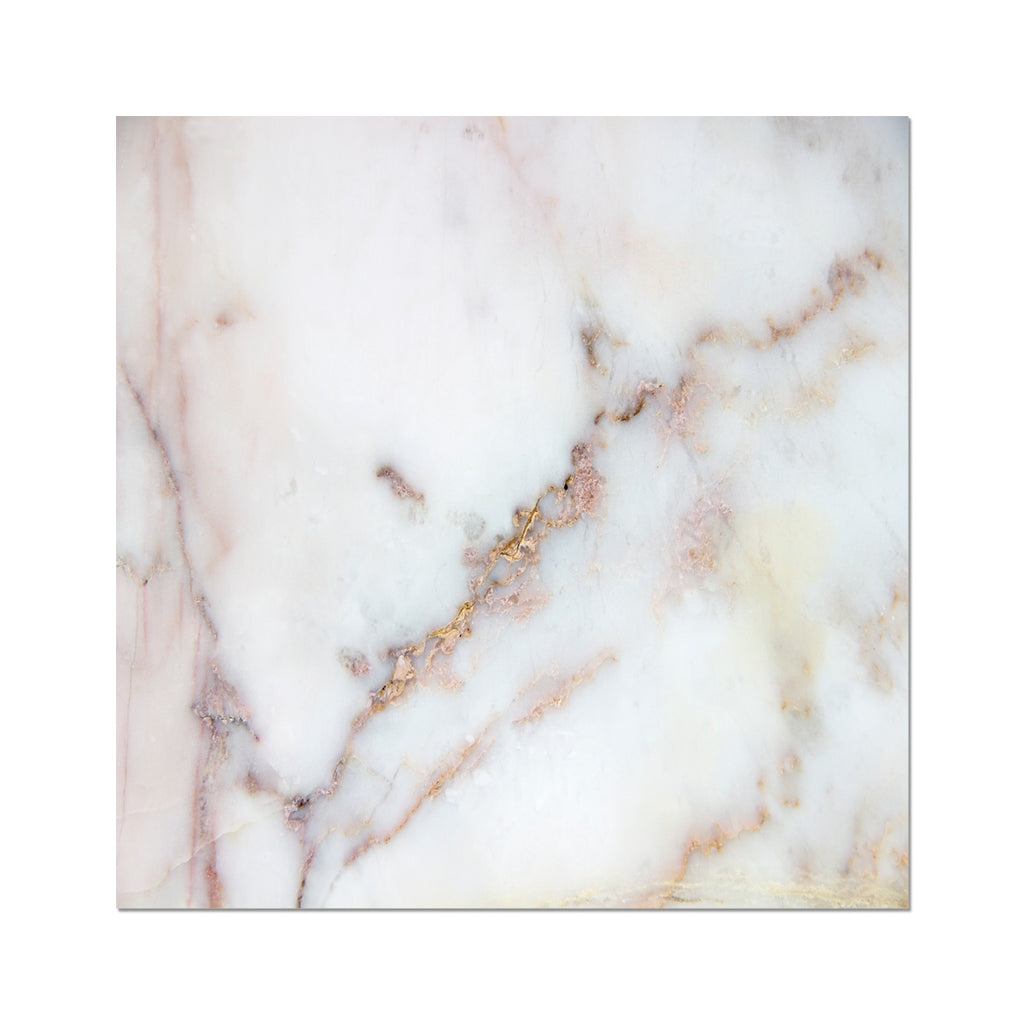 Gold Stained Marble Canvas Photo Art Print