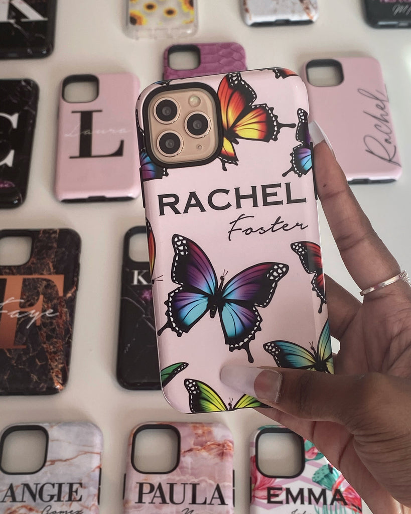 Personalised Butterfly Name Google Pixel 3 Case