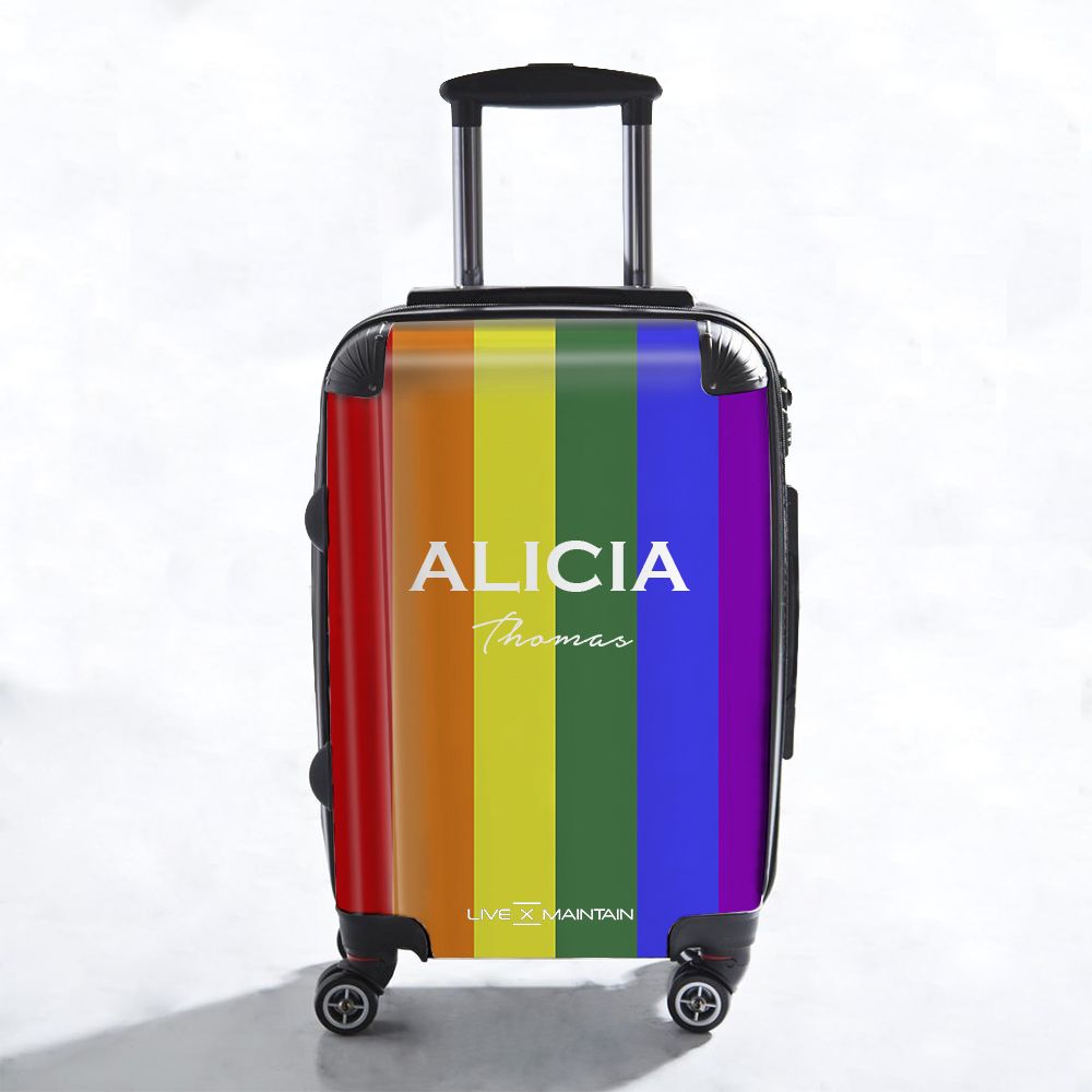 Personalised Pride Suitcase