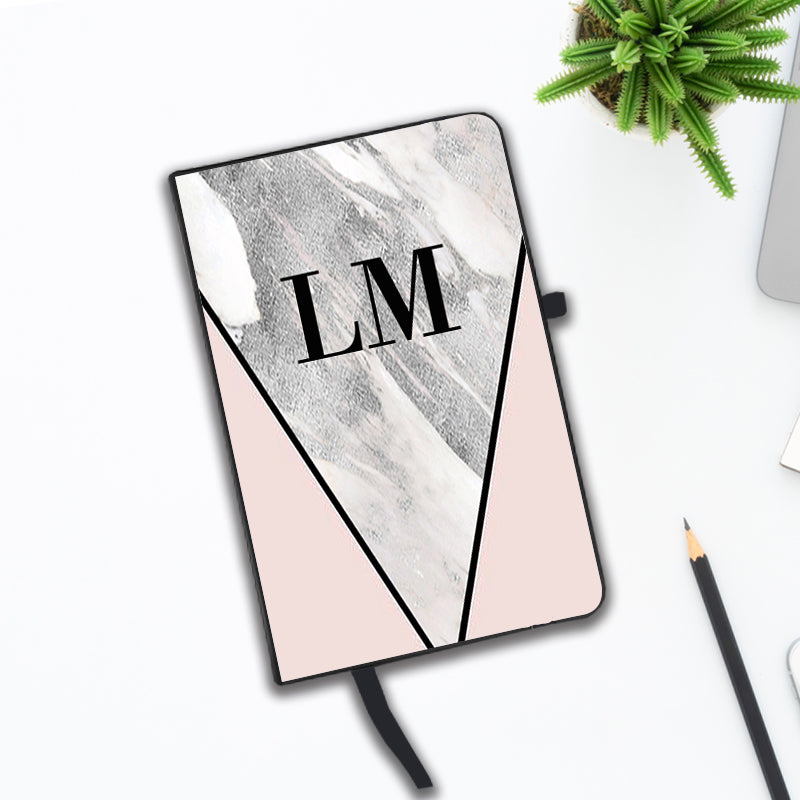 Personalised Castello x Pink Initials Notebook