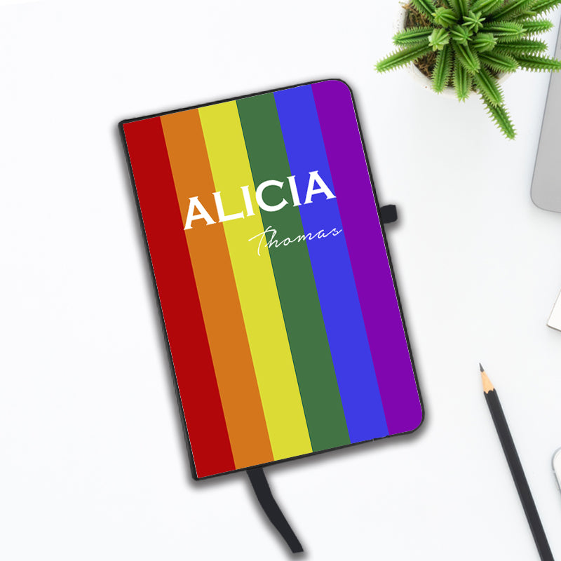 Personalised Pride Notebook