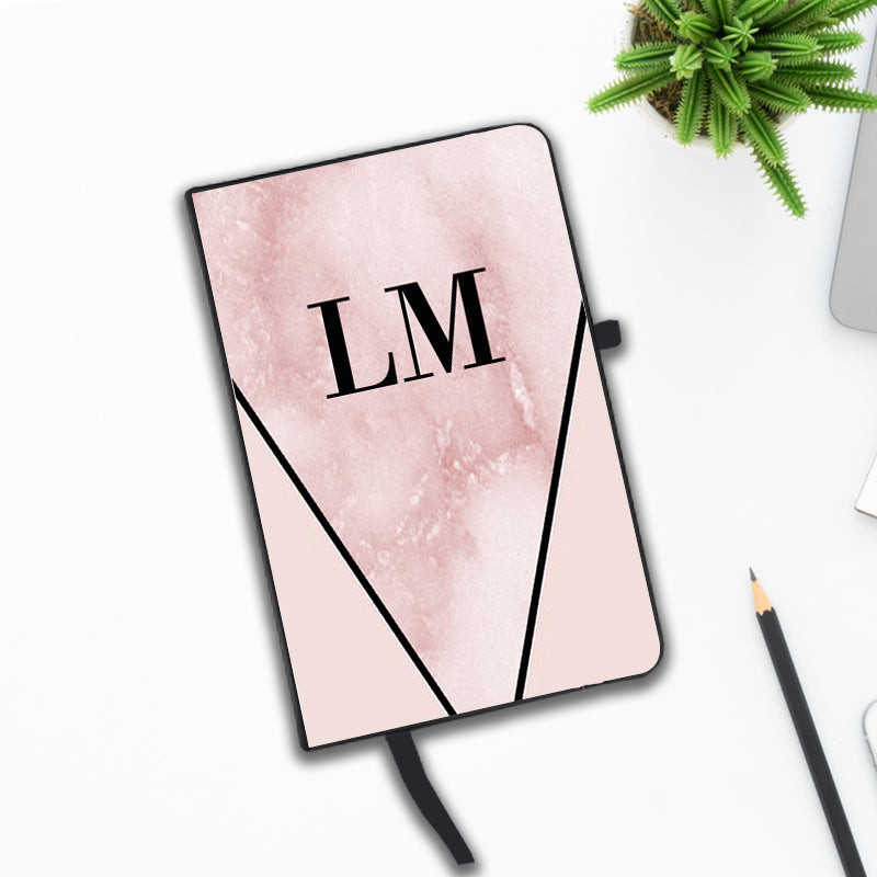 Personalised Sivec Rosa x Pink Initials Notebook