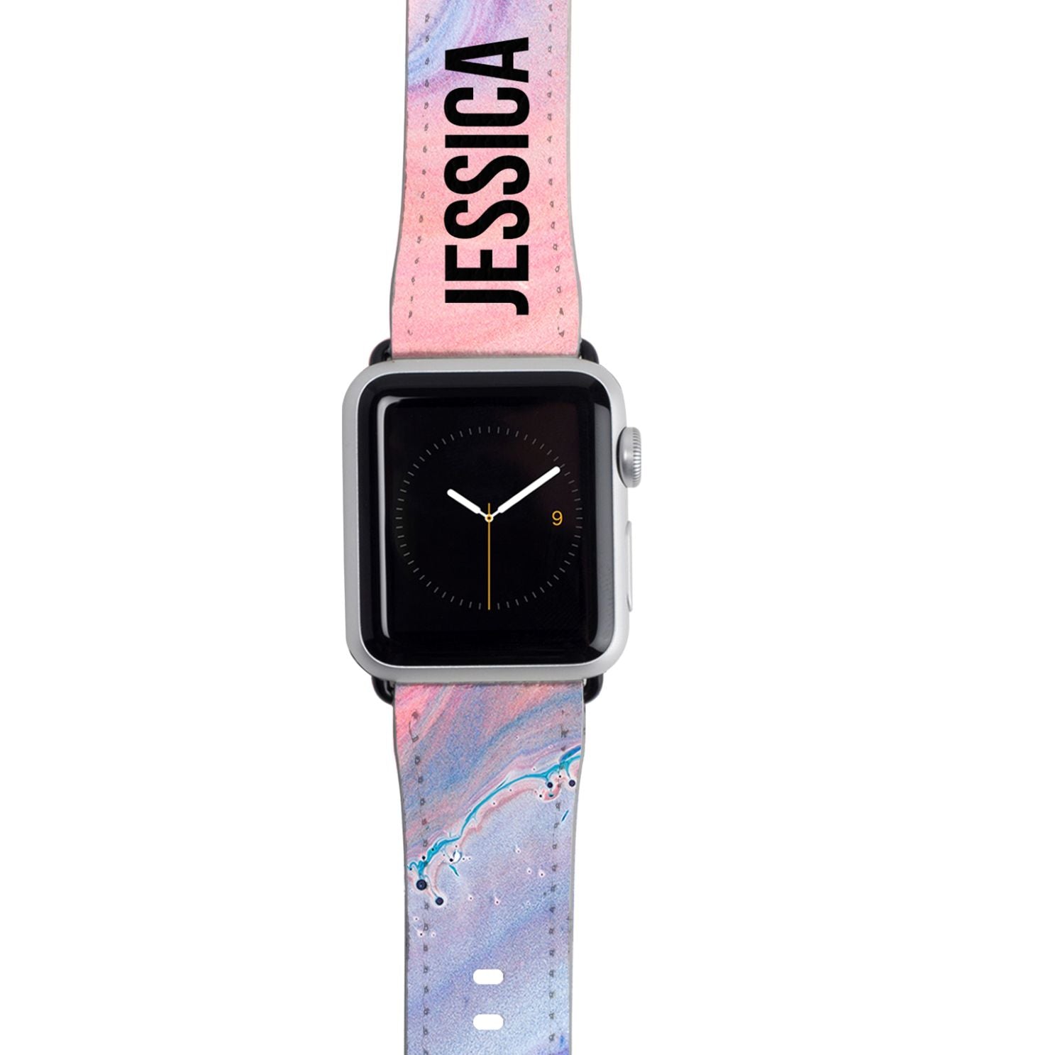 Personalised Acrylic Marble Name Apple Watch Strap