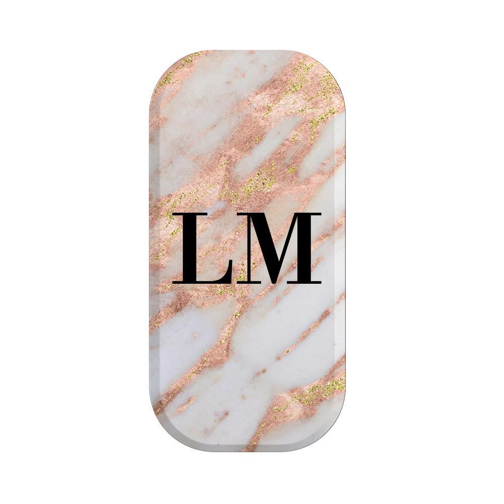 Personalised Aprilia Marble Initials Clickit Phone grip