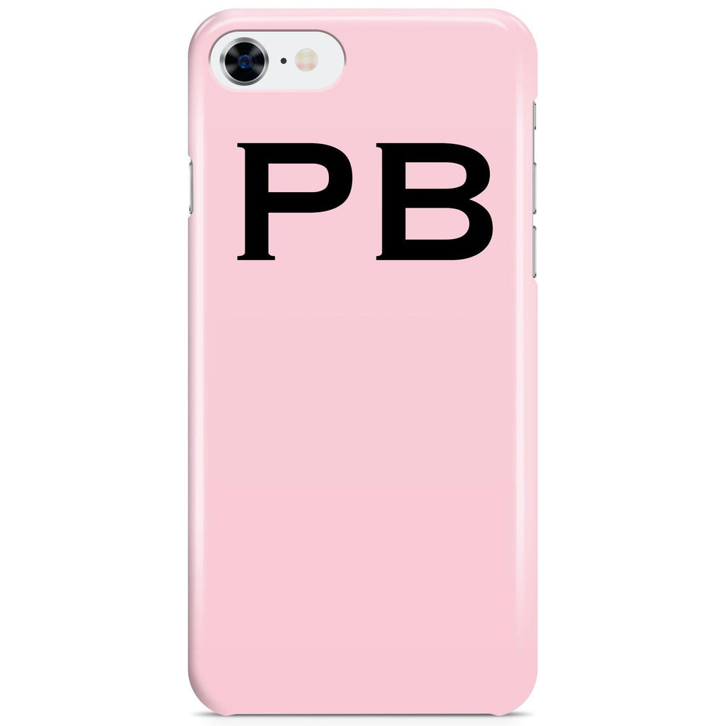 Personalised Bloom Top Initials iPhone SE Case