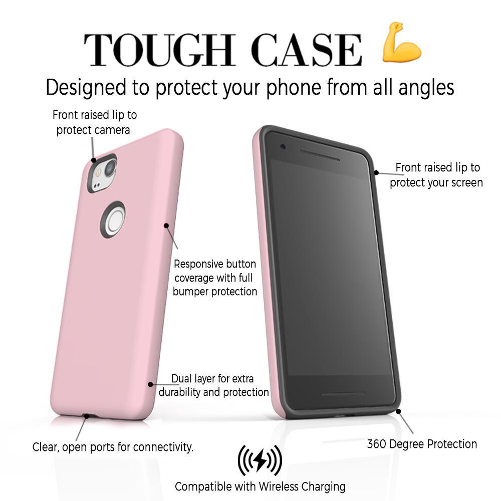 Personalised Bloom Name Initial Google Pixel 2 Case