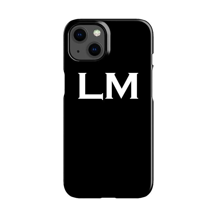 Personalised x White Top Initials iPhone 13