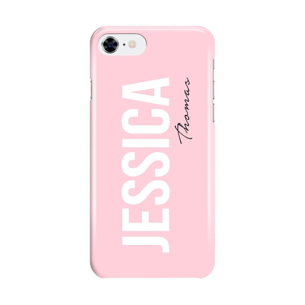 Personalised Bloom Side Name iPhone SE Case