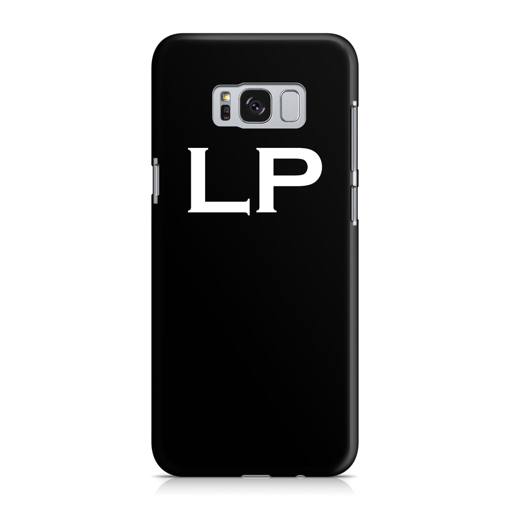 Personalised Black x White Top Initials Samsung Galaxy S8 Plus Case