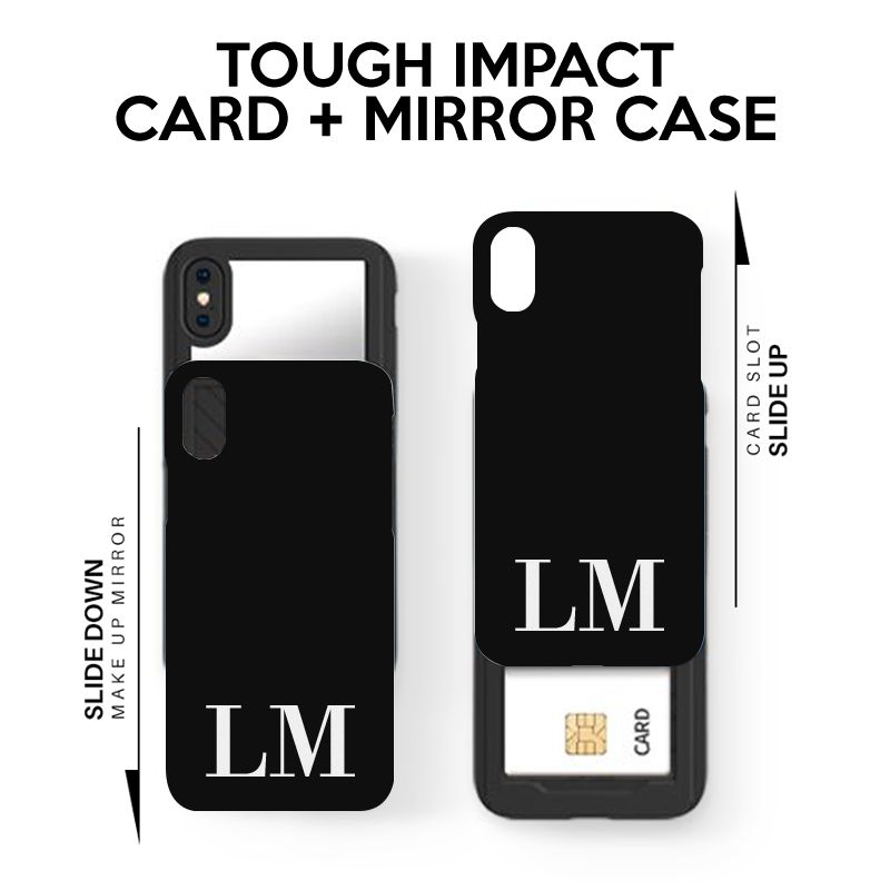 Personalised Black x White Initials Samsung Galaxy S20 Ultra Case