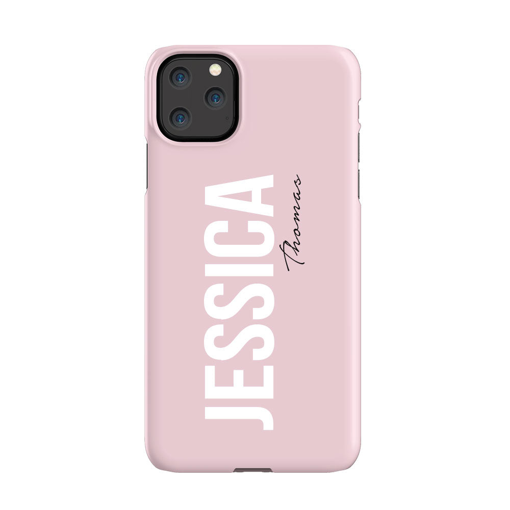 Personalised Bloom Side Name iPhone 11 Pro Max Case