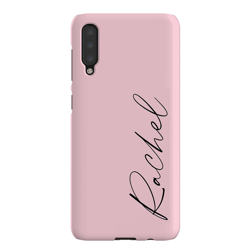 Personalised Bloom Script Name Samsung Galaxy A50 Case