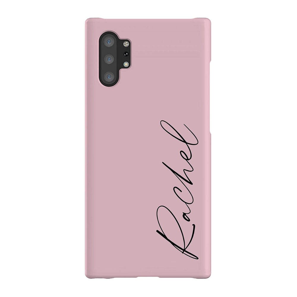 Personalised Bloom Script Name Samsung Galaxy Note 10+ Case