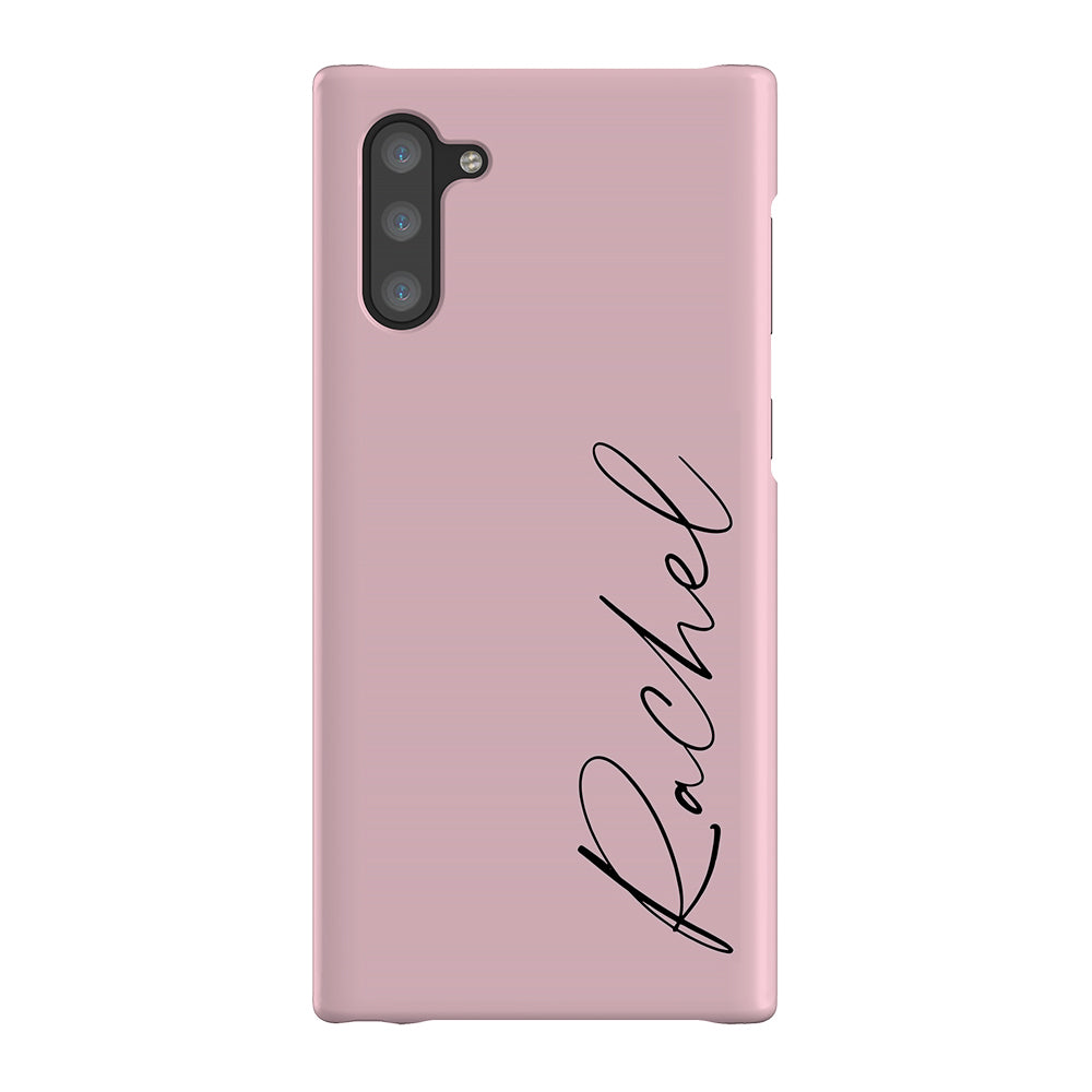 Personalised Bloom Script Name Samsung Galaxy Note 10 Case