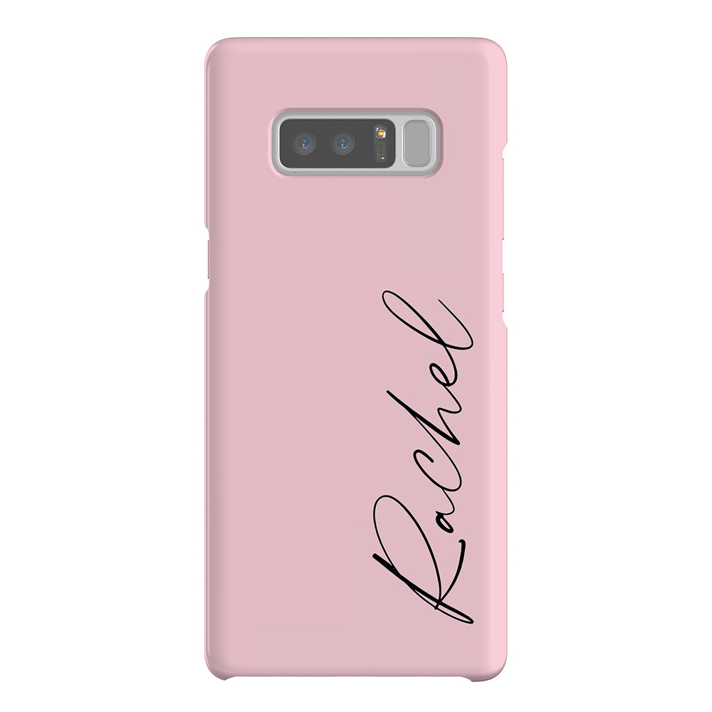 Personalised Bloom Script Name Samsung Galaxy Note 8 Case
